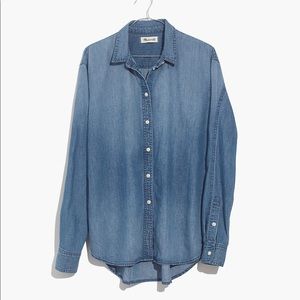 Madewell oversized ex-boyfriend shirt XL NWT